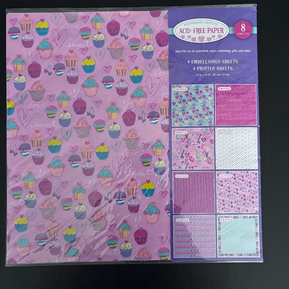 Love Themed - Scrapbooking Bundle of Paper and Stickers - Picture 2 of 7